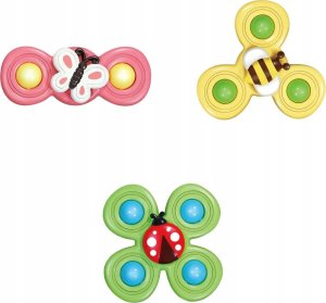 3 przyssawki sensoryczne grzechotka spinner ME-042 11