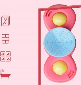 3 przyssawki sensoryczne grzechotka spinner ME-042 13