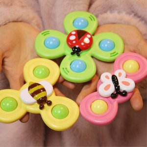 3 przyssawki sensoryczne grzechotka spinner ME-042 14
