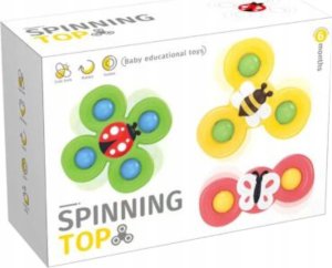 3 przyssawki sensoryczne grzechotka spinner ME-042 15