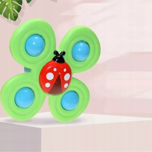 3 przyssawki sensoryczne grzechotka spinner ME-042 17