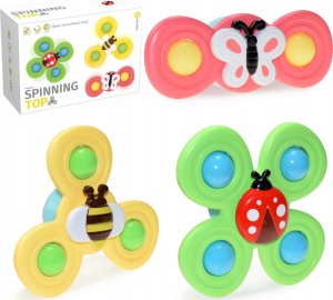 3 przyssawki sensoryczne grzechotka spinner ME-042 2