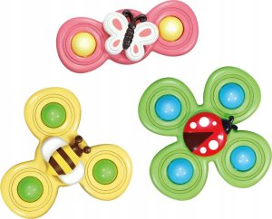 3 przyssawki sensoryczne grzechotka spinner ME-042 3