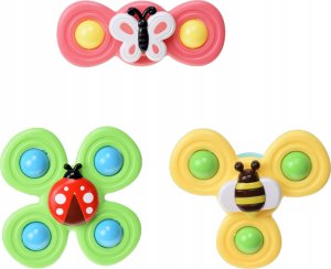 3 przyssawki sensoryczne grzechotka spinner ME-042 6