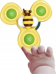 3 przyssawki sensoryczne grzechotka spinner ME-042 8