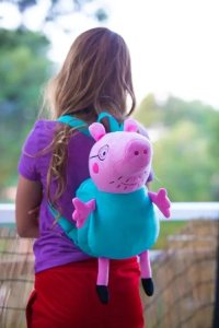 Świnka Peppa Maskotka Zawieszka Portfel mix 18cm 3