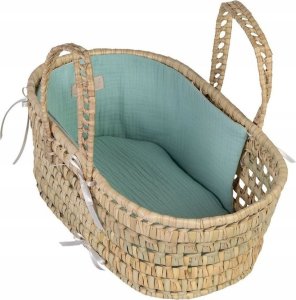 Niebieski kosz mojrzesza z pościelą 28-34 cm Asi 3999744 1
