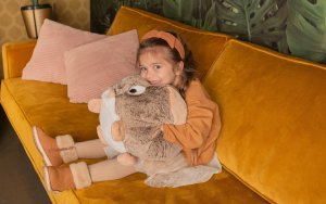 Królik Poduszka i pluszowy ogrzewacz do dłoni 2w1 Cozy Noxxiez HW701 3