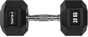 HMS ‎‎Hantel Hex Pro gumowany 1 x 20 kg 2