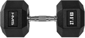 HMS ‎‎Hantel Hex Pro gumowany 1 x 27.5 kg 2