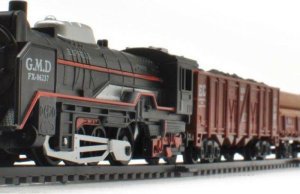 Lean Sport Kolejka rail king Parowóz + 3 Wagony 2