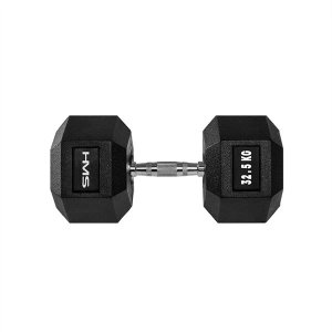HMS ‎‎Hantel Hex Pro gumowany 1 x 32.5 kg 1