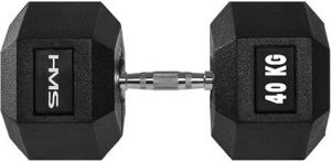 HMS ‎‎Hantel Hex Pro gumowany 1 x 40 kg 2