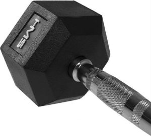 HMS ‎‎Hantel Hex Pro gumowany 1 x 42.5 kg 3