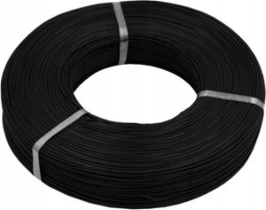 MSP Silikonowy przewód prądowy 22AWG 0,32mm2 1m CZARNY 1