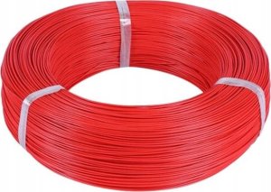 MSP Silikonowy przewód prądowy 8AWG 8,4mm2 1m CZERWONY 1