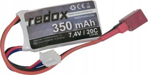 Redox 350 mAh 7,4V 20C DEAN - pakiet LiPo 1
