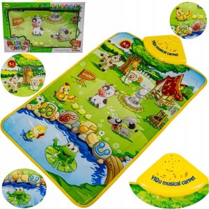 LeanToys Edukacyjna, Muzyczna Mata Dla Dzieci Wesoła Farma - Muzyka, Odgłosy Zwierząt 8