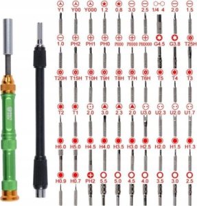 Zestaw Narzędzi Precyzyjnych, Śrubokręt, Wkrętak + Bity 63w1 BST 8