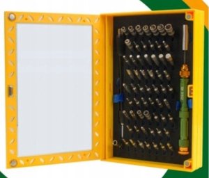 Zestaw Narzędzi Precyzyjnych, Śrubokręt, Wkrętak + Bity 63w1 BST 10