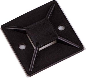 Uchwyt Do Opaski Samozaciskowej 20x20mm, Samoprzylepna, Zestaw 100 Sztuk Mocowanie Opaski Kablowej Trytytki 1