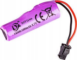 Pakiet Li-ion 3,7V 500mAh JST SM, Akumulator Do Samochodu Do Driftu SC24A Bateria 1