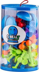 Klocki Konstrukcyjne, Kolorowe DUŻE XXL Przyssawki, Wesołe Buźki 76 Sztuk 3