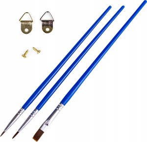 OBRAZ MALOWANIE PO NUMERACH RAMA 45x45cm SPACER W DESZCZU 9