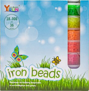 Koraliki do prasowania, Prasowanka, Szablon, Saszetka ZACZAROWANA ŻABKA, ŻABA W KORONIE 5