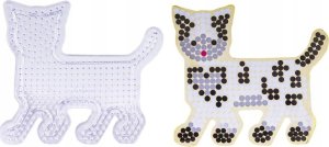 Koraliki do prasowania, Prasowanka, Szablon, Saszetka ŁACIATY KOTEK, PSTROKATY KOT 6