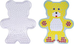 Prasowanka, Koraliki Do Prasowania, Zestaw 9000 Elementów W Butelce, Słoik + 3 Podkładki, Szablony MISIU, LALKA, PAJACYK 4