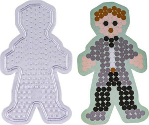 Prasowanka, Koraliki Do Prasowania, Zestaw 9000 Elementów W Butelce, Słoik + 3 Podkładki, Szablony MISIU, LALKA, PAJACYK 6