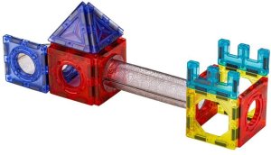 Świecące Klocki Magnetyczne, Tor Kulkowy Dla Kulek 230 Elementów Kulodrom 6