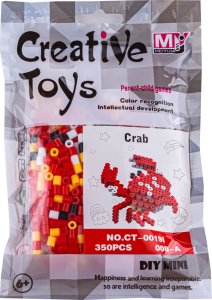 Koraliki do prasowania Wersja 3D, Szablon KRAB, Saszetka, Prasowanka 1