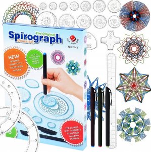 SPIROGRAF, Zestaw Do Rysowania, Szablony, Pisaki 1
