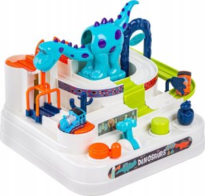 Interaktywny Tor Przeszkód + Pojazdy, Zjazd Samochodowy DINOZAUR 5