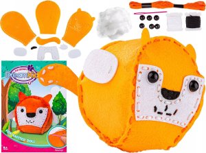 Kreatywny Zestaw Wyszywanka, Maskotka, Pluszak Do Szycia Zwierzęta Leśne LISEK 2