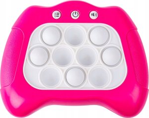 Pegaz Toys Zabawka Gra Elektroniczna Antystresowa Pop IT Sensoryczna, Wypychanka, Pad, Kontroler RÓŻOWY 2