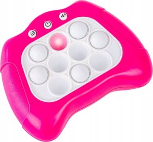 Pegaz Toys Zabawka Gra Elektroniczna Antystresowa Pop IT Sensoryczna, Wypychanka, Pad, Kontroler RÓŻOWY 7