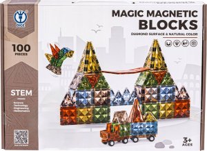 Konstrukcyjne Klocki Magnetyczne 100 Elementów 1