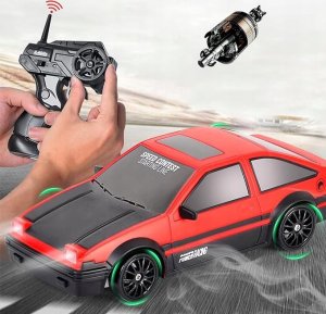 Samochód Do Driftu, Auto RC Drift 1:24 2,4 GHz 4WD CZERWONA TOYOTA 23