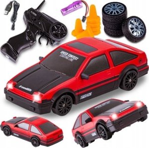 Samochód Do Driftu, Auto RC Drift 1:24 2,4 GHz 4WD CZERWONA TOYOTA 37