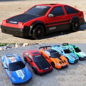 Samochód Do Driftu, Auto RC Drift 1:24 2,4 GHz 4WD CZERWONA TOYOTA 38