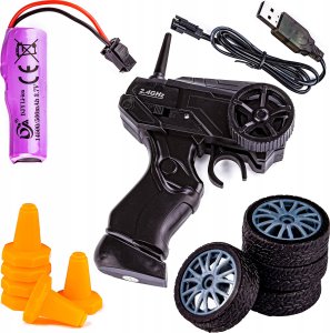 Samochód Do Driftu, Auto RC Drift 1:24 2,4 GHz 4WD CZERWONA TOYOTA 9