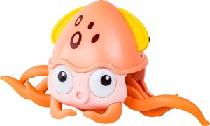 Uciekająca Pełzająca Ośmiornica, Interaktywna Zabawka, Świeci, Gra melodie Robot POMARAŃCZOWA 1