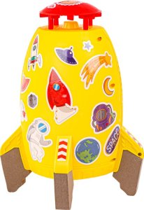 RAKIETA WODNA Wyrzutnia rakiety wodnej, Water Rocket, Zraszacz, ŻÓŁTA KOSMICZNA 2
