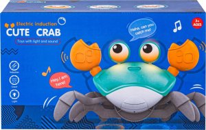 Uciekający Pełzający Krab, Interaktywna Zabawka, Świeci, Gra melodie Robot NIEBIESKI 5
