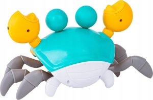 Uciekający Pełzający Krab, Interaktywna Zabawka, Świeci, Gra melodie Robot NIEBIESKI 7