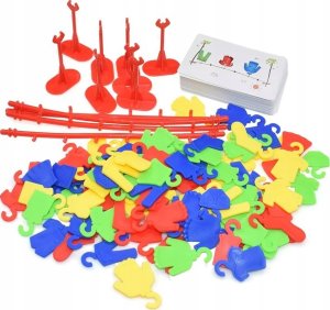 Edukacyjna gra na refleks "Poker Clothes Game", Układanka Ułóż Pranie Ubrania 2