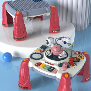 Edukacyjny Interaktywny Stolik Dla Dzieci 2W1 KOSMOS Projektor Czerwn 12